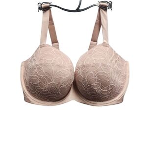 Joyspun Tan Lace Full Coverage Bra with Adjustable Straps (NWOT)